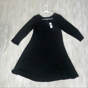 Gap Black Cotton Dress M